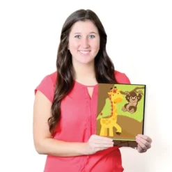 Big Dot Of Happiness Funfari - Fun Safari Jungle - Nursery Wall Art And Kids Room Decorations - Gift Ideas - 7.5 X 10 Inches - Set Of 3 Prints -Baby Trend Store GUEST 5d11f3a0 d4f5 42eb b4c0 79bfee7d27bf