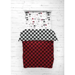Bacati - Lumberjack Red Black 5 Pc Toddler Bedding Set -Baby Trend Store GUEST 5e9c9520 b14c 464f 9e10 8de96c9cd0aa