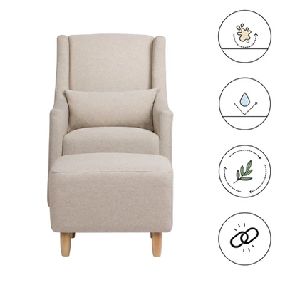 Babyletto Toco Swivel Glider And Ottoman 5 Babyletto Toco Swivel Glider And Ottoman - Image 5