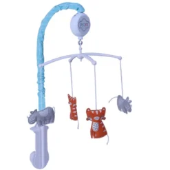 Bacati - Jungle Safari Aqua Orange Gray 10 Pc Crib Bedding Set With 2 Crib Fitted Sheets -Baby Trend Store GUEST 63341a1c 7b74 4f07 8f4a de5449323e5a