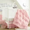 Willow 5-Piece Crib Bedding Set - Pink - Levtex Baby
