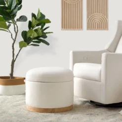 Babyletto Naka Storage Ottoman With Light Wood Base - Greenguard Gold Certified 12 Babyletto Naka Storage Ottoman With Light Wood Base - Greenguard Gold Certified -Baby Trend Store GUEST 69bd1c7f c382 4512 88cf fe9f549ea0d0