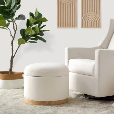 Babyletto Naka Storage Ottoman With Light Wood Base - Greenguard Gold Certified 3 Babyletto Naka Storage Ottoman With Light Wood Base - Greenguard Gold Certified - Image 3