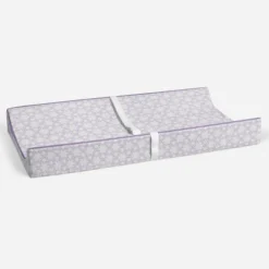 Bacati - Floral Quilted Muslin Changing Pad Cover Lilac -Baby Trend Store GUEST 6a0381bb 3891 4511 b870 8feadbf36995