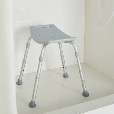 McKesson Bath Bench 19.25" W 11-1/2 Inch Seat Depth 300 Lbs. Weight Capacity 146-12203KD-4, 4 Ct 2 McKesson Bath Bench 19.25" W 11-1/2 Inch Seat Depth 300 Lbs. Weight Capacity 146-12203KD-4, 4 Ct - Image 2