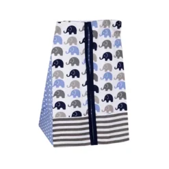 Bacati - Elephants Blue/Navy/Gray 6 Pc Crib Bedding Set With Long Rail Guard Cover -Baby Trend Store GUEST 6dfd24a7 e15f 4996 908c 887bca4b9b59