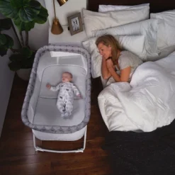 Ingenuity Crosby Foldaway Rocking Bassinet - Crosby -Baby Trend Store GUEST 6ec663d7 ab84 484b 901b 42f4c3d6b911