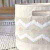 Crane Baby Cotton Canvas Storage Bin - Kendi Diamond
