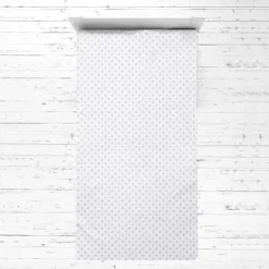 Bacati - Petals Purple Muslin 3 Pc Toddler Bed Sheet Set 100 Percent Cotton