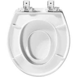 Mayfair By Bemis Little2Big Never Loosens Round Plastic Children's Potty Training Toilet Seat With Slow Close Hinge - White -Baby Trend Store GUEST 723c665d d334 435a 977c 2e5ff2fd4f7f