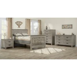 SOHO BABY Hanover 4-in-1 Convertible Crib - Oak Gray -Baby Trend Store GUEST 74cf6d85 0ef8 4d39 bc01 e54b5e0eb712