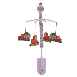 Bacati - Construction Yellow Orange Blue Gray 10 Pc Crib Bedding Set With Long Rail Guard Cover -Baby Trend Store GUEST 75b24dce 44d2 4a43 9d59 408cef9ef076