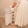 Diaper Dekor Plus Hands Free Diaper Pail - White