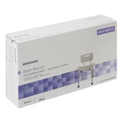 McKesson Bath Bench With Removable Back Shower Chair, 1 Count -Baby Trend Store GUEST 7806544f 475d 4abc b0ff f4f52b702c55