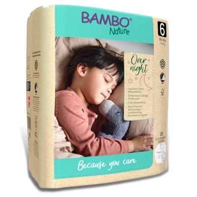 Bambo Nature Baby Baby Diaper Size 6 Over 35 Lbs. 1000021012, 40 Ct 3 Bambo Nature Baby Baby Diaper Size 6 Over 35 Lbs. 1000021012, 40 Ct - Image 3