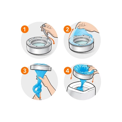 Diaper Genie Diaper Disposal Pail System Refill - Clean Laundry - 3pk 3 Diaper Genie Diaper Disposal Pail System Refill - Clean Laundry - 3pk - Image 3