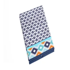 Bacati - Liam Kilim Aqua/Orange/Navy Collapsible Laundry Hamper -Baby Trend Store GUEST 8161834c 934d 4d1b b5ca f4c9a2277501