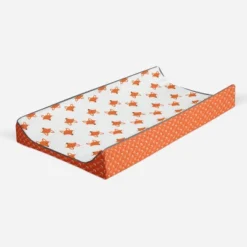 Bacati - Playful Fox Quilted Changing Pad Cover -Orange Arrows In Gussett -Baby Trend Store GUEST 81708344 2f63 491a aaea a1ef24fb8511