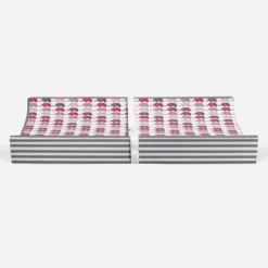 Bacati - Elephants Pink/Fuschia/Gray Mini Elephants Quilted Top Changing Pad Cover -Baby Trend Store GUEST 8db265b4 913f 4c0b b99c 7380c5d0cca4