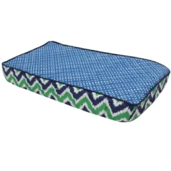 Bacati - MixNMatch Blue/Green Pin Dots Changing Pad Cover -Baby Trend Store GUEST 8ec2d188 3c31 440a a52d b360dfeb1c4b
