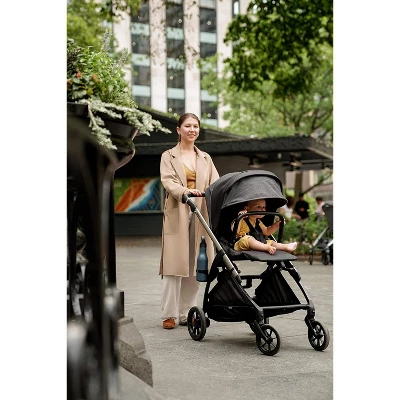 Inglesina Electa Full Size Baby Stroller - Lightweight At 19 Lbs, Reversible Seat, Compact Fold, One-Handed Open & Close - Chelsea Gray 2 Inglesina Electa Full Size Baby Stroller - Lightweight At 19 Lbs, Reversible Seat, Compact Fold, One-Handed Open & Close - Chelsea Gray - Image 2