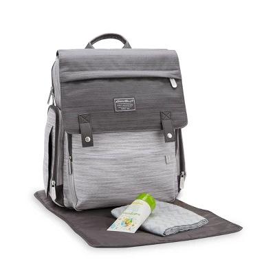 Eddie Bauer Ridgeline Cascade Back Pack Diaper Bag - Gray/Gray Heather 2 Eddie Bauer Ridgeline Cascade Back Pack Diaper Bag - Gray/Gray Heather - Image 2