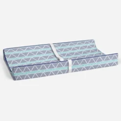 Bacati - Liam Aqua/Navy Large Triangles Quilted Muslin Changing Pad Cover 10 Bacati - Liam Aqua/Navy Large Triangles Quilted Muslin Changing Pad Cover -Baby Trend Store GUEST 9364820a 3aee 45af ba4f c60fb05bf260