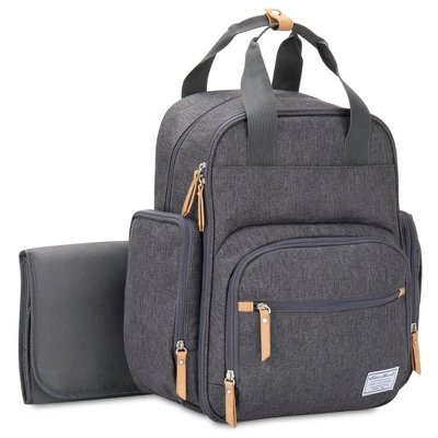 Eddie Bauer Canyon Summit Convertible Diaper Bag Backpack - Gray 2 Eddie Bauer Canyon Summit Convertible Diaper Bag Backpack - Gray - Image 2