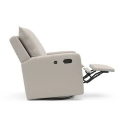 Storkcraft Timeless Side Lever Reclining Glider With USB Charging Port - Ivory -Baby Trend Store GUEST 95e408e9 1cce 4de0 87ad 8df7cfb17efa