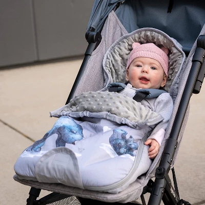 JumpOff Jo Baby Bunting Bag, Stroller Blanket And Sleeping Bag, 100% Cotton With Minky Lining, Mama Bear 3 JumpOff Jo Baby Bunting Bag, Stroller Blanket And Sleeping Bag, 100% Cotton With Minky Lining, Mama Bear - Image 3