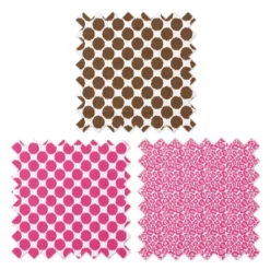 Bacati - Ikat Pink/Chocolate Swaddling Muslin Blankets Set Of 4 -Baby Trend Store GUEST 978e8faa 676f 4608 94a5 33257abe26aa