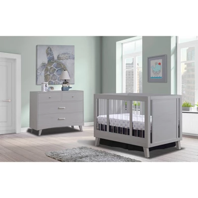 Sorelle Uptown Acrylic Crib - Weathered Gray 1 Sorelle Uptown Acrylic Crib - Weathered Gray