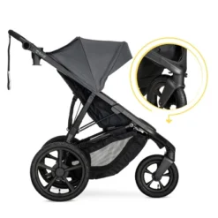 BOB Gear Wayfinder Jogging Stroller With Dual Suspension And Air-Filled Tires - Storm