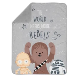 Lambs & Ivy Star Wars Rebels Baby Blanket - Gray -Baby Trend Store GUEST 9e806658 7c71 4392 afb1 06d7589e52be