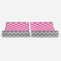 Bacati - Gray Zigzag Pink Dots Muslin Changing Pad Cover.... 12 Bacati - Gray Zigzag Pink Dots Muslin Changing Pad Cover.... -Baby Trend Store GUEST a27ca6d7 182e 419c bc00 c6da831b4530