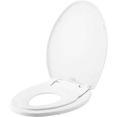 Mayfair By Bemis Little2Big Never Loosens Elongated Plastic Children's Potty Training Toilet Seat With Slow Close Hinge - White 3 Mayfair By Bemis Little2Big Never Loosens Elongated Plastic Children's Potty Training Toilet Seat With Slow Close Hinge - White - Image 3