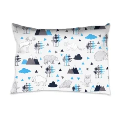 Bacati - Woodlands Aqua/Navy/Gray 4 Pc Toddler Bedding Set 14 Bacati - Woodlands Aqua/Navy/Gray 4 Pc Toddler Bedding Set -Baby Trend Store GUEST a5037a64 f175 4b18 a480 114c4d57bca3