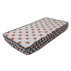 Bacati - Playful Fox Quilted Changing Pad Cover -Traingles In Gussett 14 Bacati - Playful Fox Quilted Changing Pad Cover -Traingles In Gussett -Baby Trend Store GUEST a66bca6e 88f1 4e6f 911c b7fda110e86d