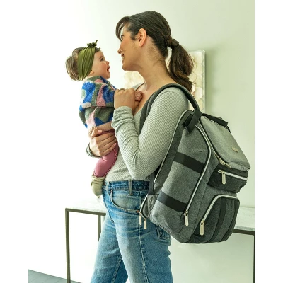 Baby Brezza Changing Station Diaper Bag - Gray 8 Baby Brezza Changing Station Diaper Bag - Gray - Image 8