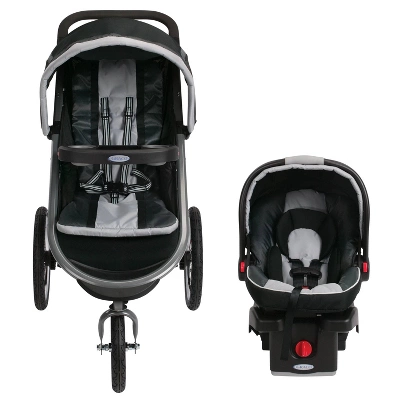 Graco Fast Action Fold Jogger Click Connect Travel System - Gotham 1 Graco Fast Action Fold Jogger Click Connect Travel System - Gotham