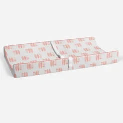 Bacati - Olivia Coral Feathers Quilted Muslin Changing Pad Cover -Baby Trend Store GUEST ad6c23df fb21 400e b620 14c1d99e243d