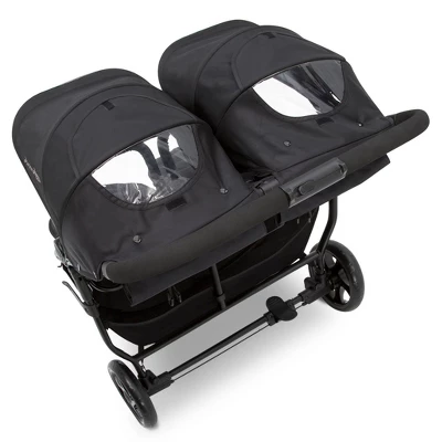 Jeep Destination Ultralight Side X Side Double Stroller By Delta Children - Midnight Black 6 Jeep Destination Ultralight Side X Side Double Stroller By Delta Children - Midnight Black - Image 6
