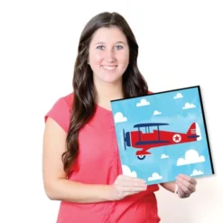 Big Dot Of Happiness Taking Flight - Airplane - Vintage Plane Kids Home Decor - 11 X 11 Inches Nursery Wall Art - Set Of 4 Prints For Baby's Room -Baby Trend Store GUEST b0a349db 202f 4561 9c27 5df21c82995b