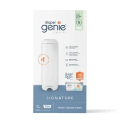 Diaper Genie Signature Pail - White -Baby Trend Store GUEST b0f343b2 94eb 4f72 902f bb4776a48418