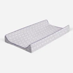 Bacati - Floral Quilted Muslin Changing Pad Cover Lilac -Baby Trend Store GUEST b139f134 d96b 4cde a477 fb49928b4dfd