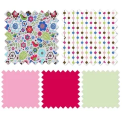 Bacati - Botanical Floral Birds Pink Multicolor 4 Pc Crib Bedding Set With Diaper Caddy -Baby Trend Store GUEST b29246d1 cf2c 4a68 a4cb 1e5401baff7f 1