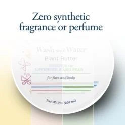 Wash With Water Plant Body Butter (Unscented), Vegan Healing Ointment Cream For Dry & Sensitive Skin, 7 Oz Tub -Baby Trend Store GUEST b7bd57ee d214 4a5f 8b15 92482762361a