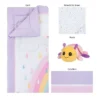 Sammy & Lou Rainbow Showers Crib Bedding Set - 4pc