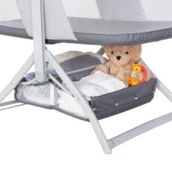 Baby Trend Quick-Fold 2-in-1 Rocking Portable Bassinet - Shadow Stone Gray -Baby Trend Store GUEST ba310847 4970 4499 9cbd 3c8ba52c6d0d