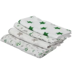 Bacati - Soccerball Green/Gray Muslin Swaddling Blankets Set Of 4 6 Bacati - Soccerball Green/Gray Muslin Swaddling Blankets Set Of 4 -Baby Trend Store GUEST bd68b5d3 ec24 4cee a141 91ed66aae1fa